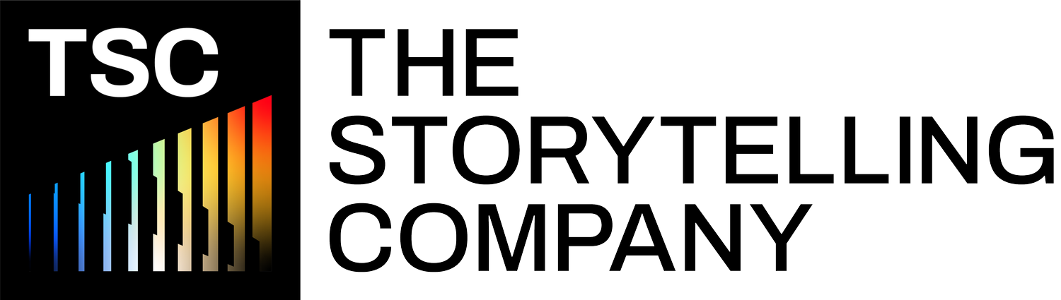 The storytelling company- via 25friday logo